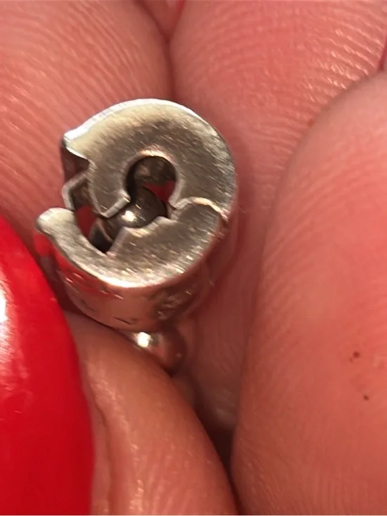 Pandora Sterling Silver Bead and Pave Bracelet - Picture 11 of 11